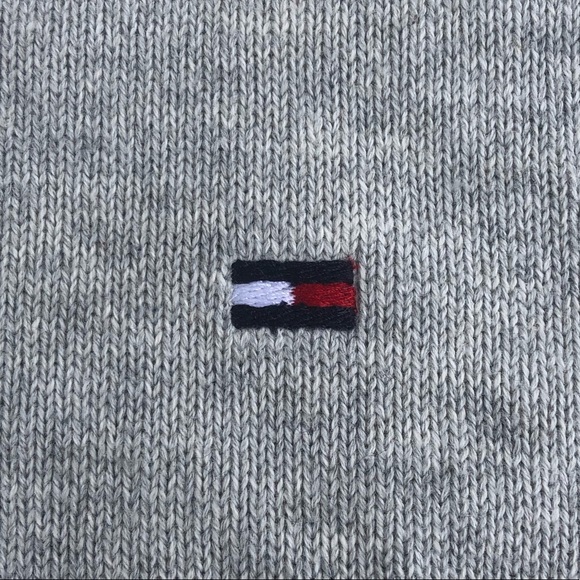 Tommy Hilfiger Grey Logo Crew Neck Sweater XL - Picture 3 of 7
